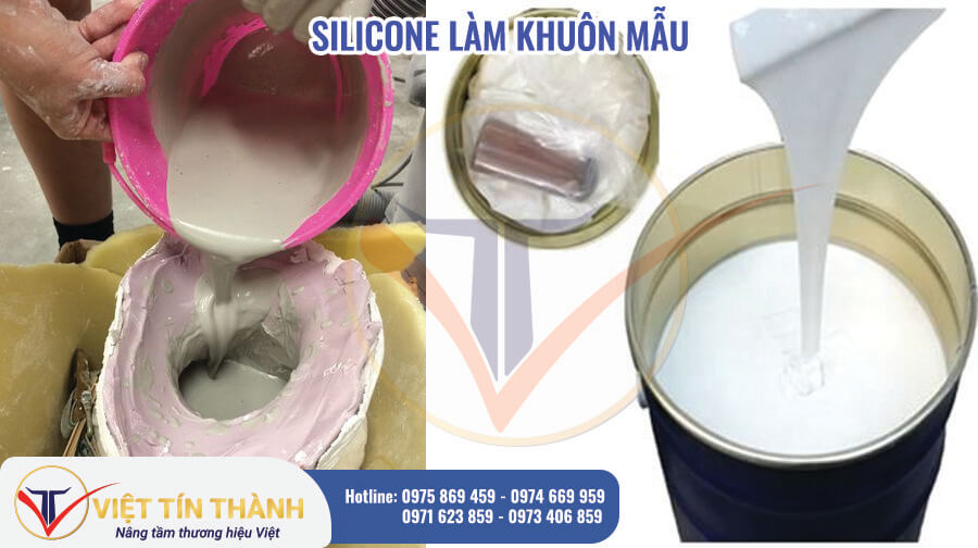 vật liệu làm khuân, silicone làm khuôn mẫu